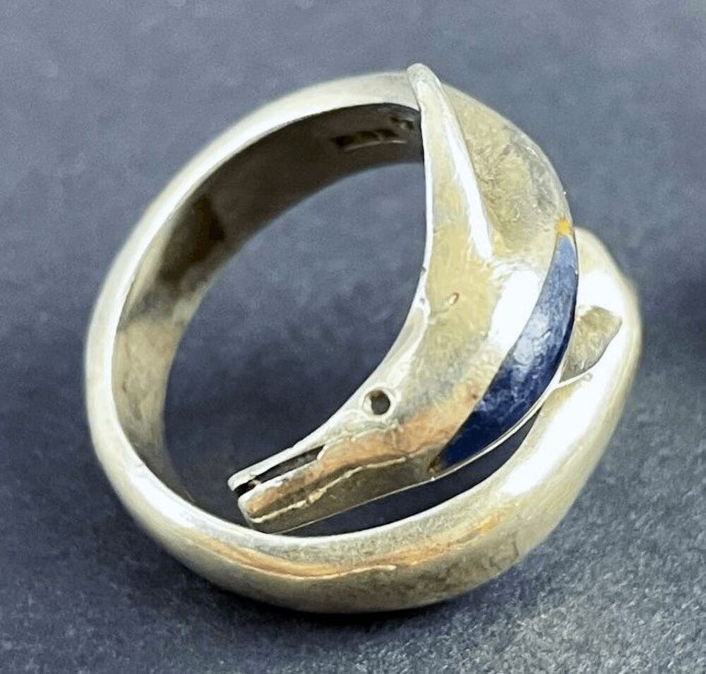 Sterling Silver Dolphin Ring